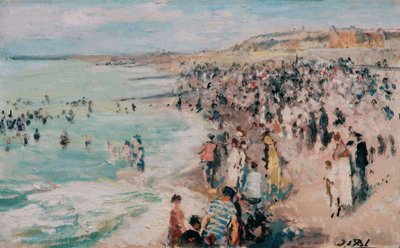 Plage de Dieppe - Jacques Emile Blanche